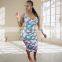 LAITE D2115 Amazon Hot Sales  Ladies Fashion Printed Casual Dresses Women Summer Dresses