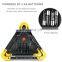 Portable Waterproof Triangle Road Hazard Traffic Warning Light For Car Safety