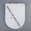 China supplier of plastic slow close round toilet seat