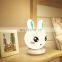 LED rabbit eye protection night light remote control night light kids gift baby with sleeping lights