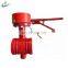 ul fm approved grooved fire fighting Butterfly Valve