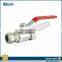 Brass compression fitting ball valve