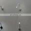 3W LED wall mount light, hotel bedside headboard reading light 12V with flexible gooseneck on/off switch
