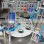 Rotary small size juice mineral drinking water machine filling cup sealing machine