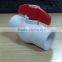compact white upvc ball valve SOCKET/THREAD style