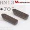 PCD boring & notching tools for carbide rollers