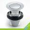 Brass Pop Up Drain Waste Vessel Sink basin Drain With Overflow