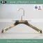 HA6782 Gold Metal Coat Hangers for Clothes Non Slip Skirt Hanger