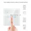 EU/UK Standard 1/2/3 Gang WiFi Tuya Smart Touch Swich Glass Panel Light Switch General Relay Smart Home Alexa Vioce Control