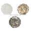 Custom Gold Silver Electroplating Decorative Ceramic Leaf Trays Jewelry Storage Plate Tray Rings Keys Trinket Dish Holder