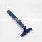 Popular Mens shaving 2 blade disposable razor with ABS handle stainless steel safety razor