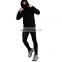 Essential Face Cover Hoodie Plain Printing Fleece White Pullover Sweatshirt with Masked Hoodie For Men