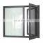Hot sale easy to operate aluminium glass casement window corner window