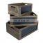 Vintage used gift wooden nesting storage crates eco-friendly Bulk Vegetable Storage Carving Pine Wooden Fruit Crates