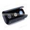 Black Leatherette Watch Case Display 3 slots watch box organizer box watch