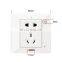 Smart Power One Outlet Receptacle Zigbee Wall Socket UK Small BMS System Zigbee Socket