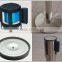 Crowd Control Barriers_Silver Stainless Steels Belt Barriers- 2 Webbings Metal Barriers-Double Belt Metal Stand Post