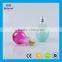 Colorful light bulb shaped clear glass juice bottle glass beverage bottle