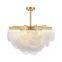 Nordic Ring LED Pendant Light Geometric Circle Iron Lamps Luxury Bedroom Dining Living Room Home Decor Indoor Hanging Lightings