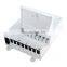 YAXUN Indoor corridor fiber optical cross coupling fiber optic terminal distribution box 8 core junction box
