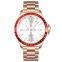 DK&YT customized stainless steel gold wrist watch for women