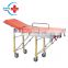 HC-J001 High Quality Medical Automatic folding Loading Aluminum ambulance stretcher sizes for sale