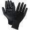 13G nylon liner polyurethane palm coated pu gloves