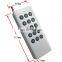 Remote Control Toys White Shell Learning Code/Fixed Code 15 Buttons 433 92MHZ DC12V Wireless RF Remote Control