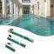 6mm Thickness Acrylic Water Descent RGB LED Light Water Fountain for Pool Decoration Colorful LED Waterfall