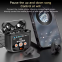 ANC ENC 2024 best TWS Earphones With LCD Touch Screen Wireless Earbuds Active Noise Cancelling Sport Headset