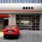 Modern New 6 cm Aluminum Alloy Frameless Garage Door Single Double Layer Mirror Glass Engraving Plate Perspective Door Panel