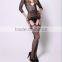 High quality sexy girls net seamless halter body stocking full body stocking