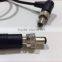 Sliver Color and 2 Core Pair Connector and Video Coaxial Power Cable