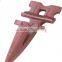 steel single forged knife guard for combine harvester