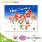 Custom 2014 3D Christmas Greeting Card