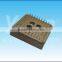 2.54mm pitch straight brown color PLCC connector