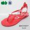 New Design Fashion Simple Model Sexy Ladies Jelly Sandals
