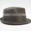 Check pattern unisex hat fedora