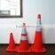 Red flexible reflective plactic cone road pvc safety cone