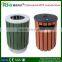 Plastic composite decking material dustbin