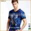 2016 high quality quick dry anti shrink anti pilling breathable skin tight fitness cool max Men's tee shirt