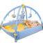 baby play mat with pillow& hanging sound toys/baby crawl mat/Multifunction Soft Baby Play Mat