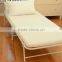 home/hotel furniture high quality single cot folding bed, metal foldable bed in white