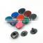 Custom colorful four parts metal buttons copper press snap button                        
                                                Quality Choice