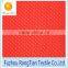 2015 wholesale red polyester tricot starry hole mesh fabric for shoes