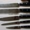 5 pcs kitchen knife set -Mirror-Olive handle