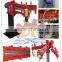 Gas control system features for foundry sand mixing/casting/sand molding machine