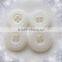 Fashion Round 4-Holes Plastic Resin Sewing Buttons for Garment