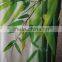 Latest shower curtain designs curved rod bamboo curtain printed