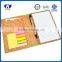 Hot sale new style customized printing notebook with ball pen and sticky note for kids